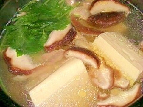 鶏肉入り☆湯豆腐